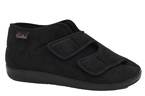 OrtoMed Klettschuhe Verbandschuhe Hausschuhe Senioren, EU 40