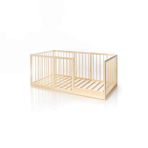 HomeForDreams Kleinkind-Bodenbett mit runden Schienen:...