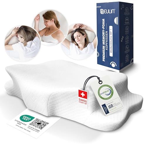 EULIN® KOPFKISSEN - Orthopädisches Kissen für...