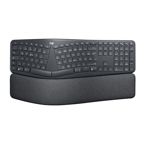 Logitech ERGO K860 kabellose ergonomische Tastatur –...