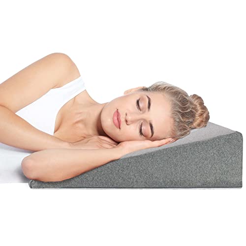 Keilkissen Bett für Bequemes Schlafen, 90cm - Premium...