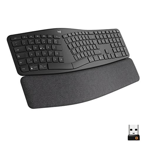 Logitech ERGO K860 kabellose ergonomische Tastatur –...
