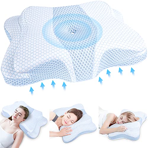 DIKI Nackenkissen Orthopädisches Kopfkissen Memory Foam...