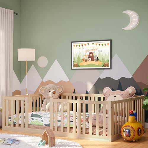 Bellabino Tapi Bett 140x200 cm, Kinderbett mit extra hohem...