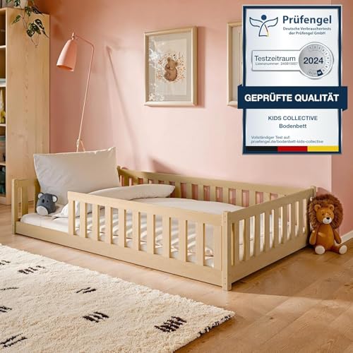 Kids Collective Kinderbett Bodenbett 120x200 cm mit...