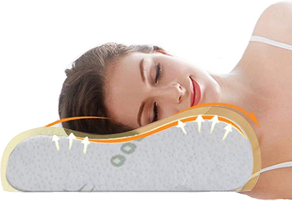 Memory Foam Kopfkissen, Orthopädisches Nackenstützkissen...