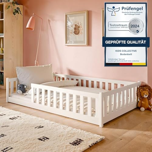 Kids Collective Kinderbett Bodenbett 120x200 cm mit...