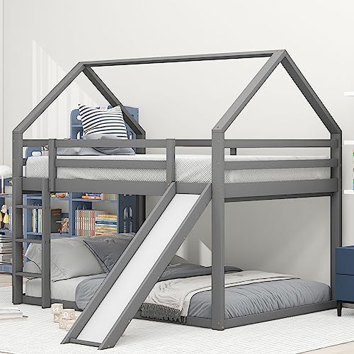 Moimhear Doppelbett Kinderbett 140x200cm, Hausbett...
